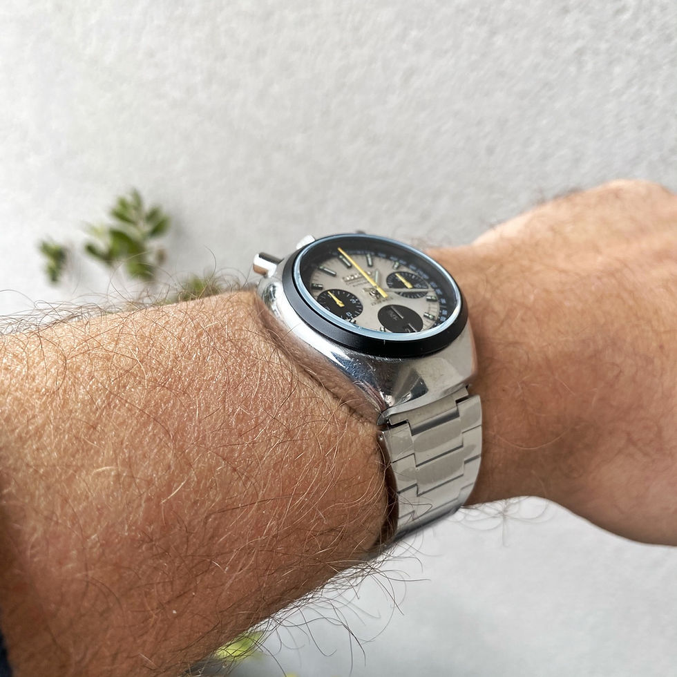 Thumbnail: [SOLD] Citizen Bullhead Flyback Chrono Watch 8110
