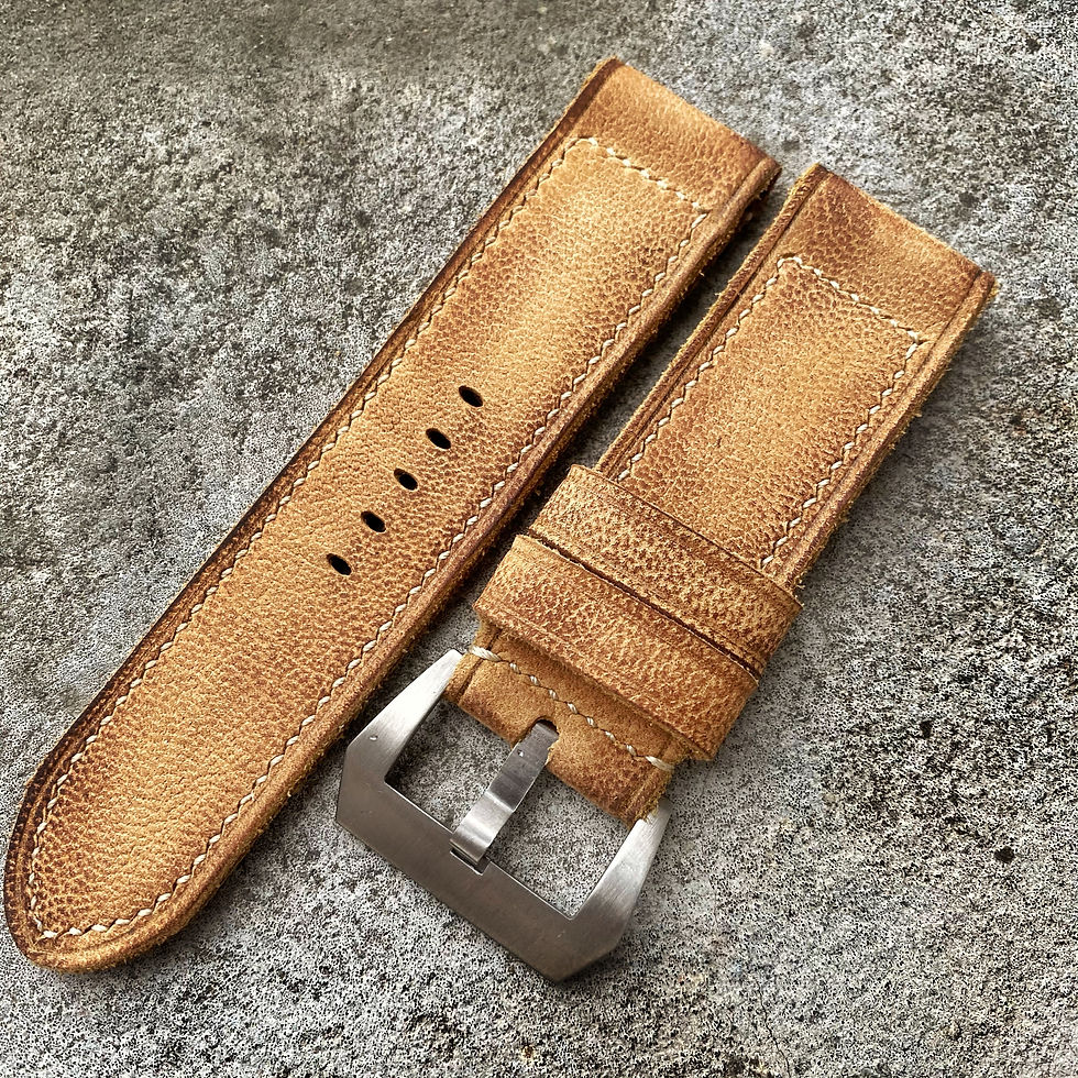 Thumbnail: Yellow oil leather strap
