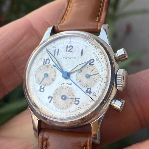 Universal Geneve Compax Chronograph | Xamlam Strap