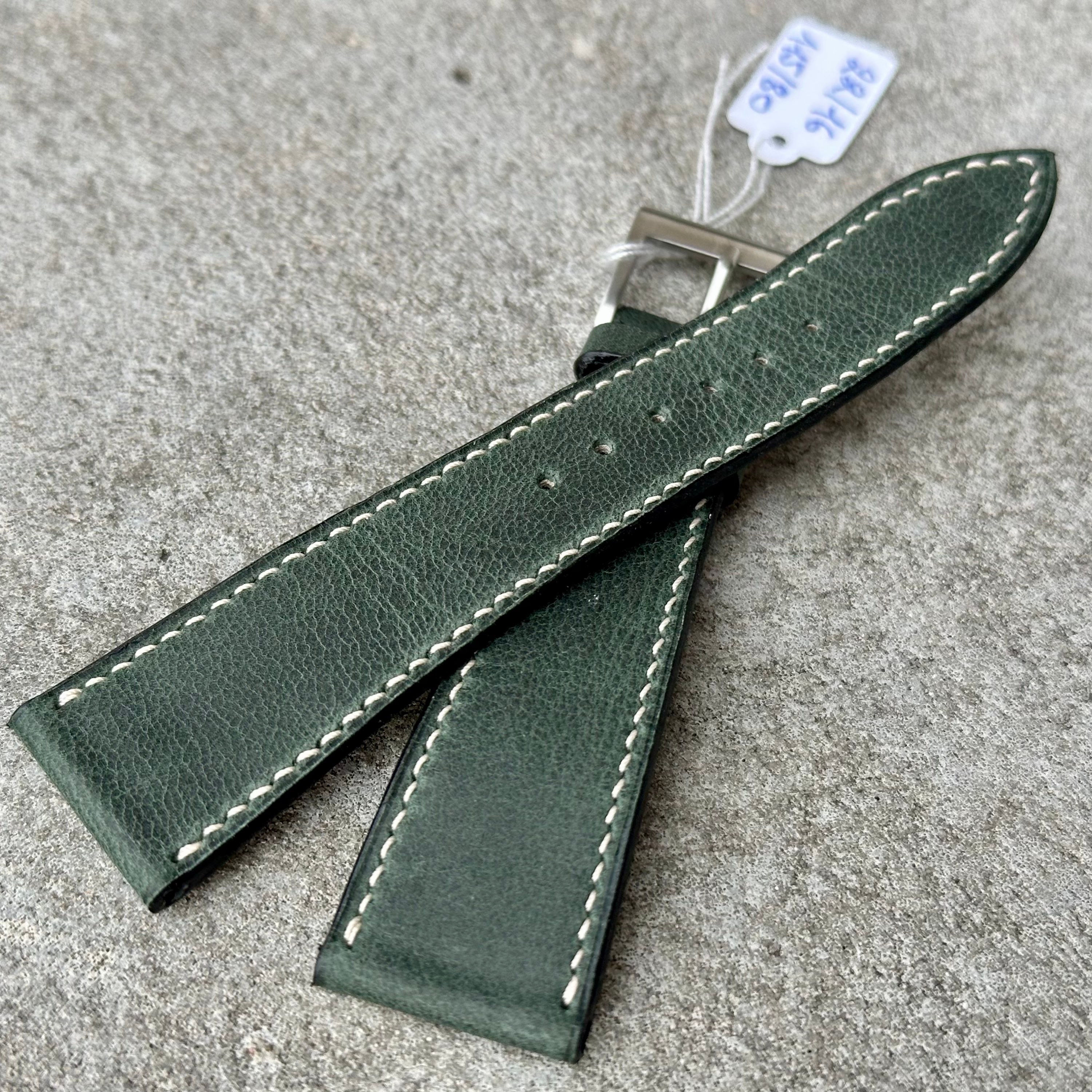 Bracelet 22/16 cuir forest green