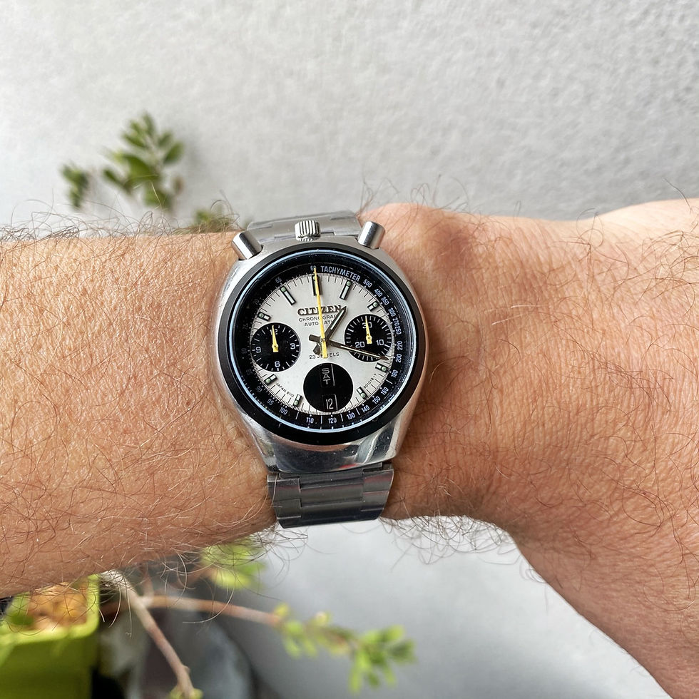 Thumbnail: [SOLD] Citizen Bullhead Flyback Chrono Watch 8110