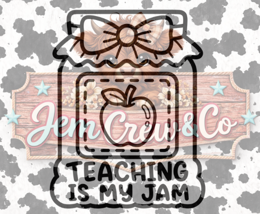 Teaching is my Jam PNG