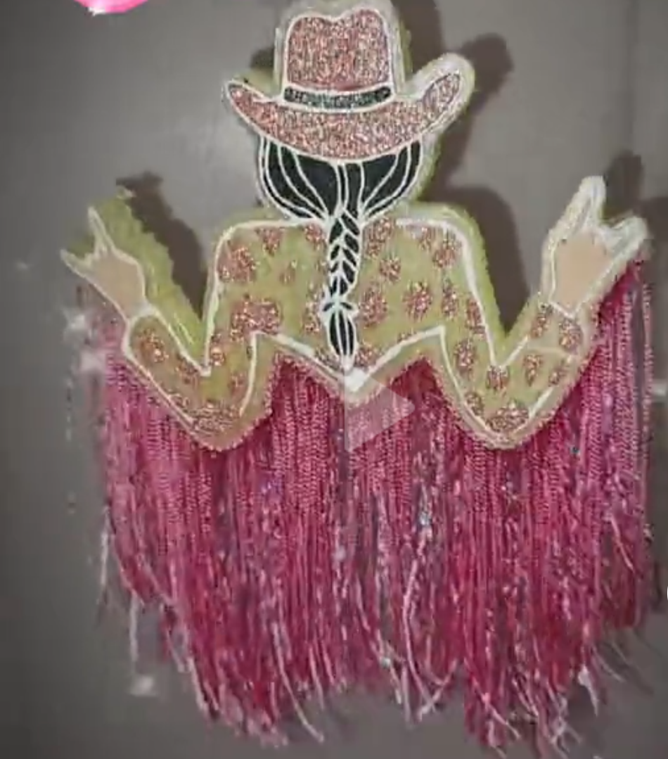 Cowgirl Car Freshie 