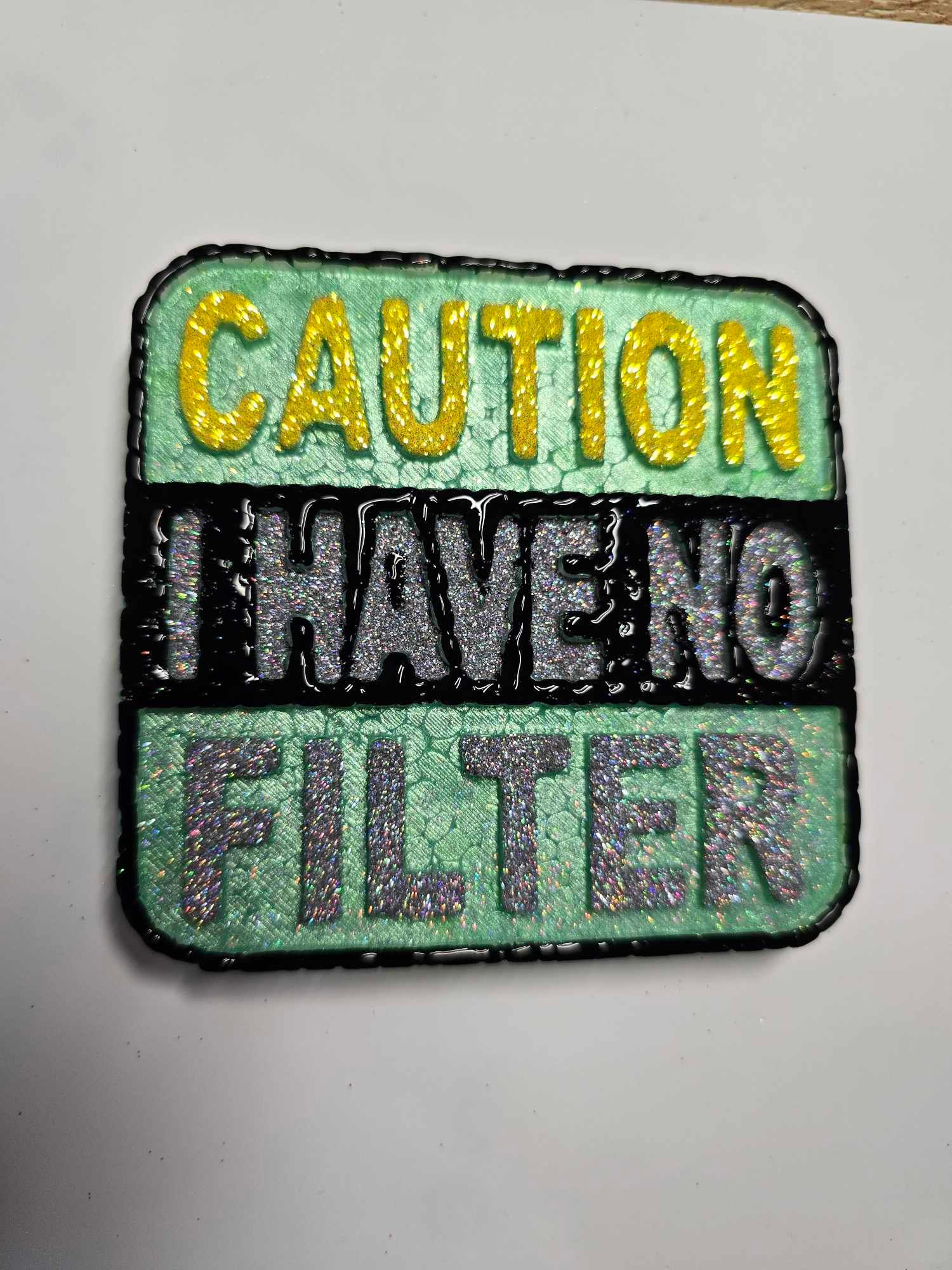 Caution no filter mold