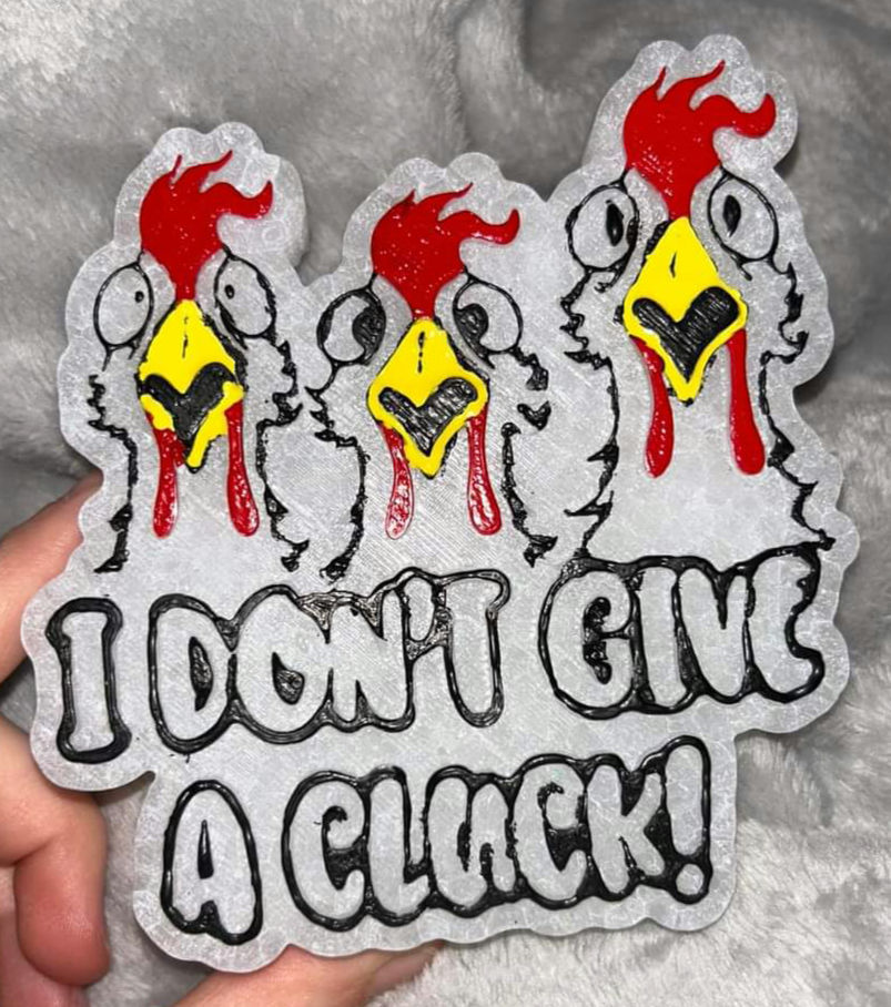 I don't give a cluck mold