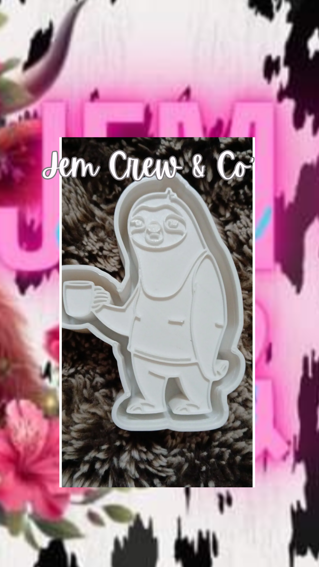 Sloth Coffee Mold