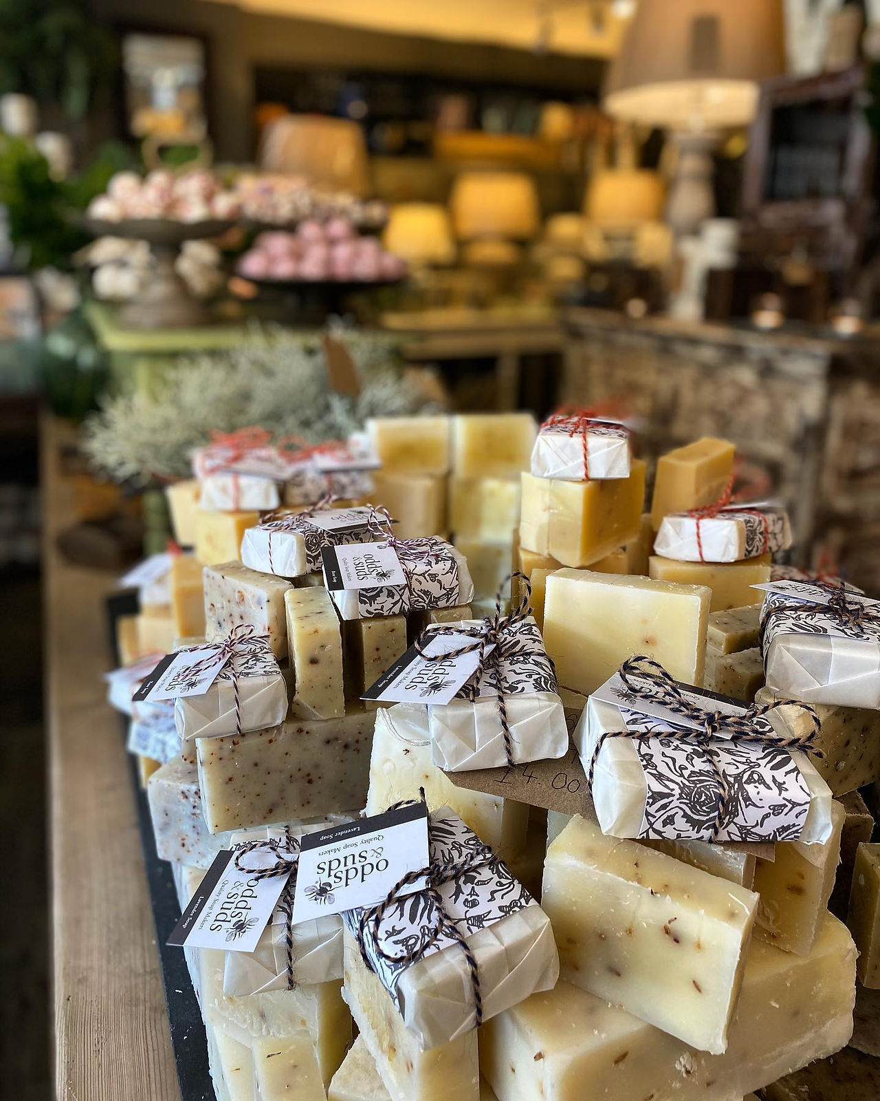 Soaps are beautifully wrapped