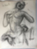 1-6-17/ la mort, dessin, 50x65 cm