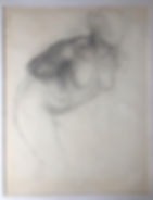 1-8-1/ Nu, dessin,60x46 cm