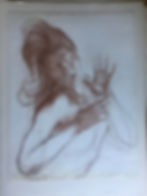 1-9-5/ Nu, dessin, 65x50cm