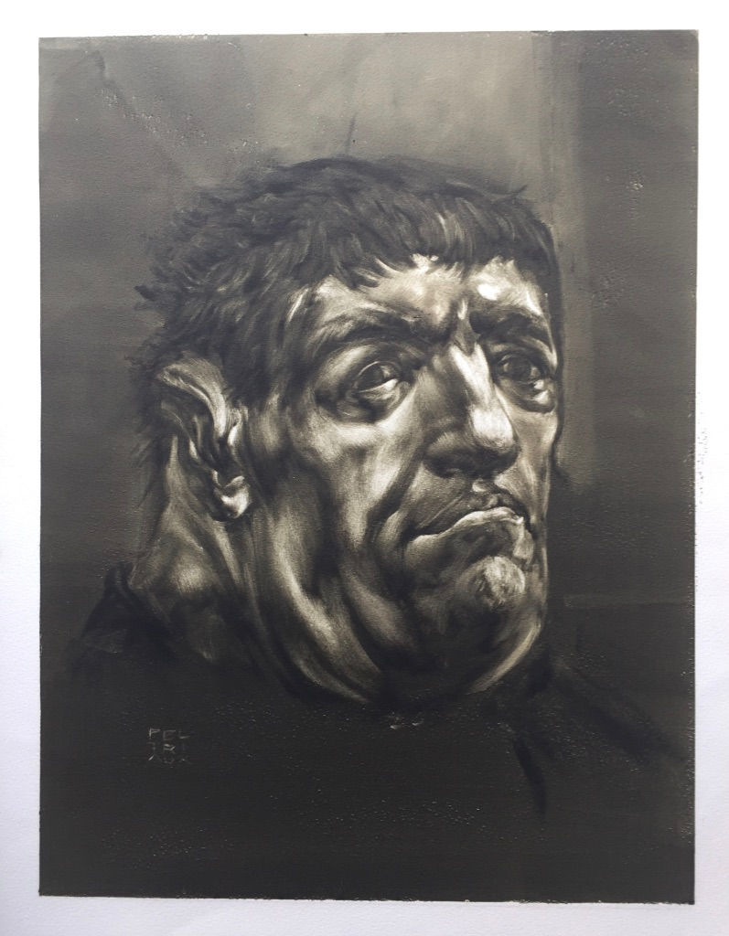 2-7-1 Sans titre, monotype, 34x44 cm