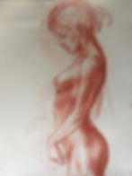 1-6-1/ Nu, dessin, 50x65 cm