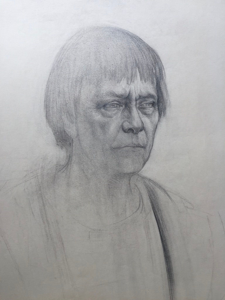 2-4-1 / Lucile, dessin, 40x30 cm
