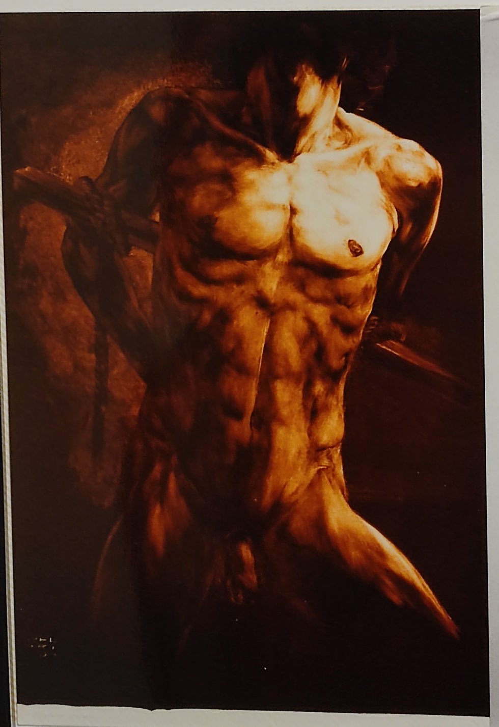 1-8-9/ L'entrave, monotype, 50x80cm, 1982 PHOTO