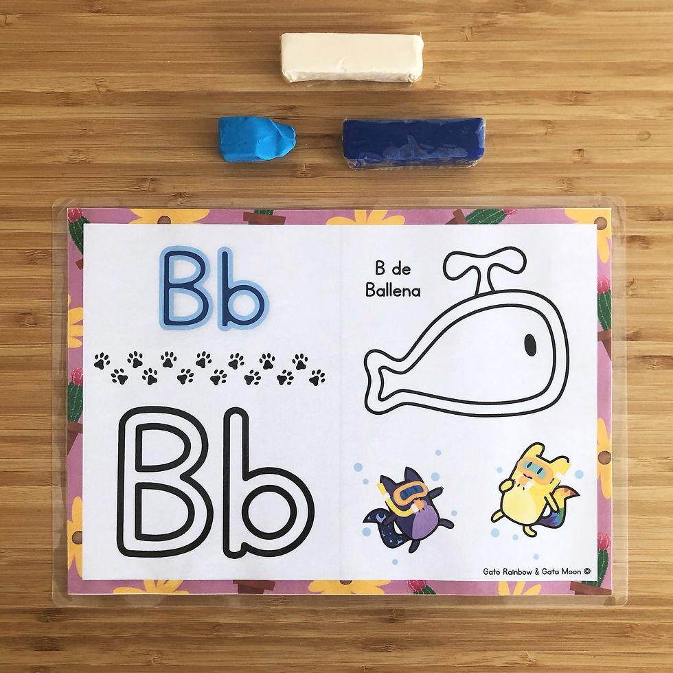 Miniatura: Plantillas de las LETRAS para PLASTILINA