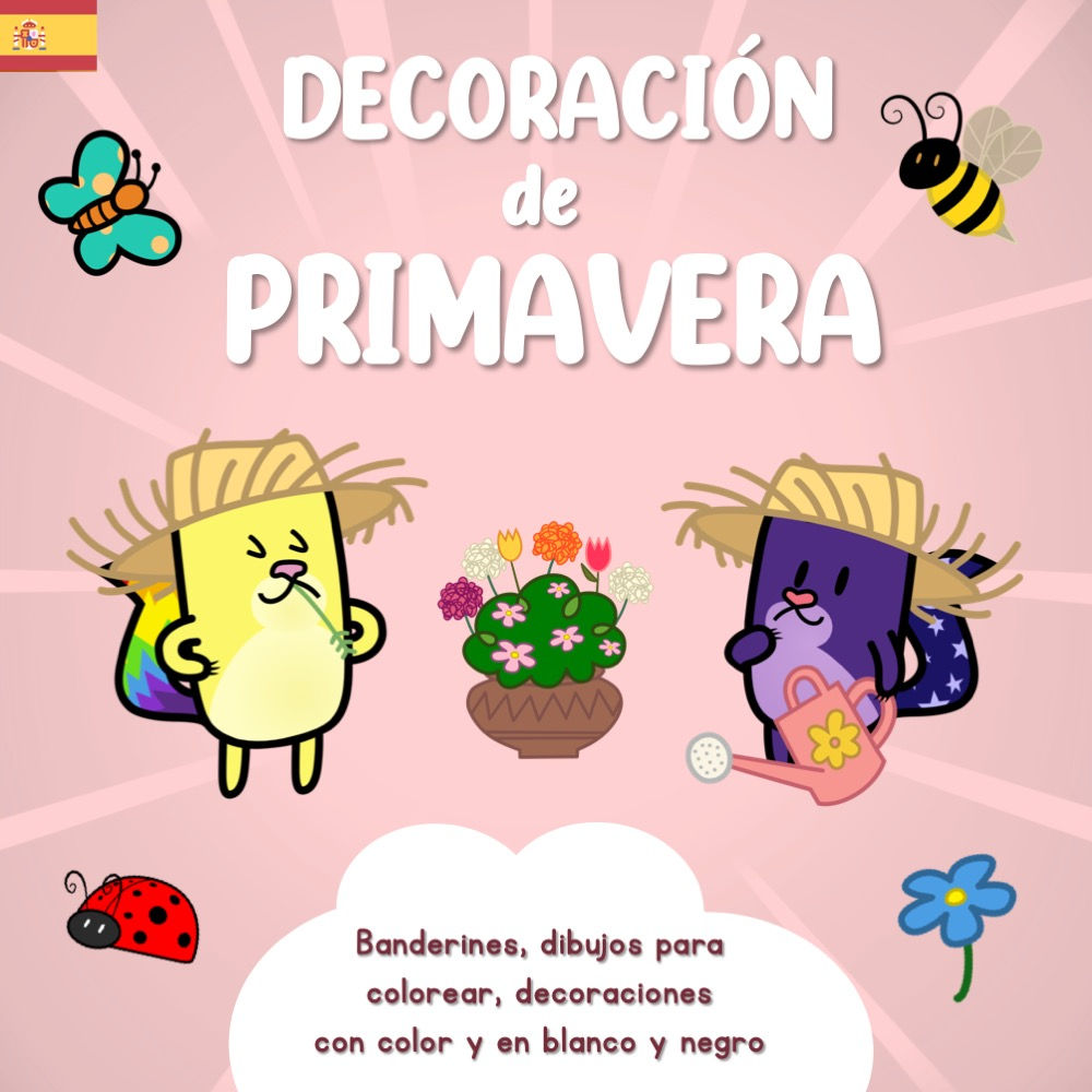Pack de decoración de PRIMAVERA