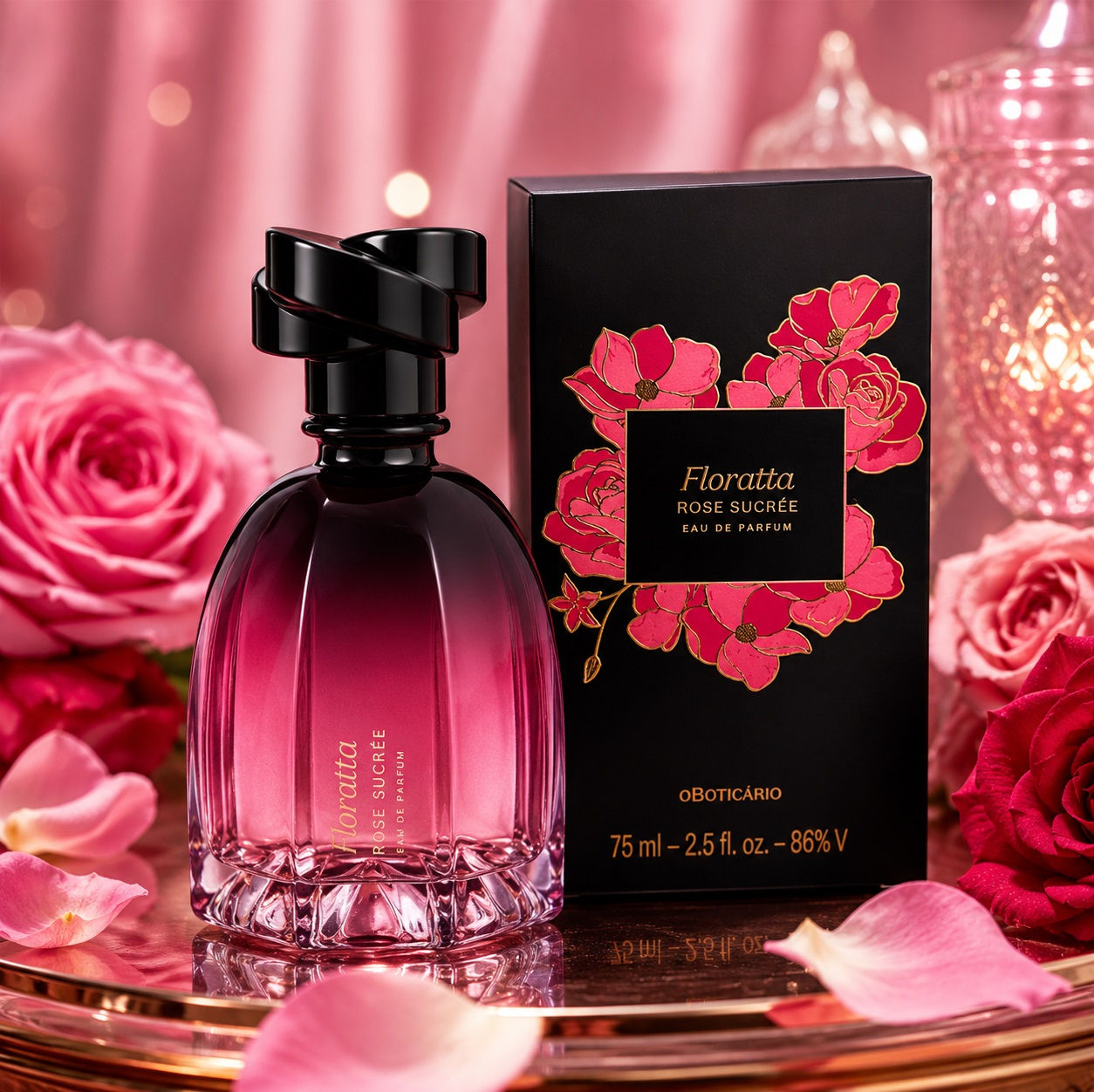 Perfume Floratta Rose Sucrée Feminino 75ml – OBoticário