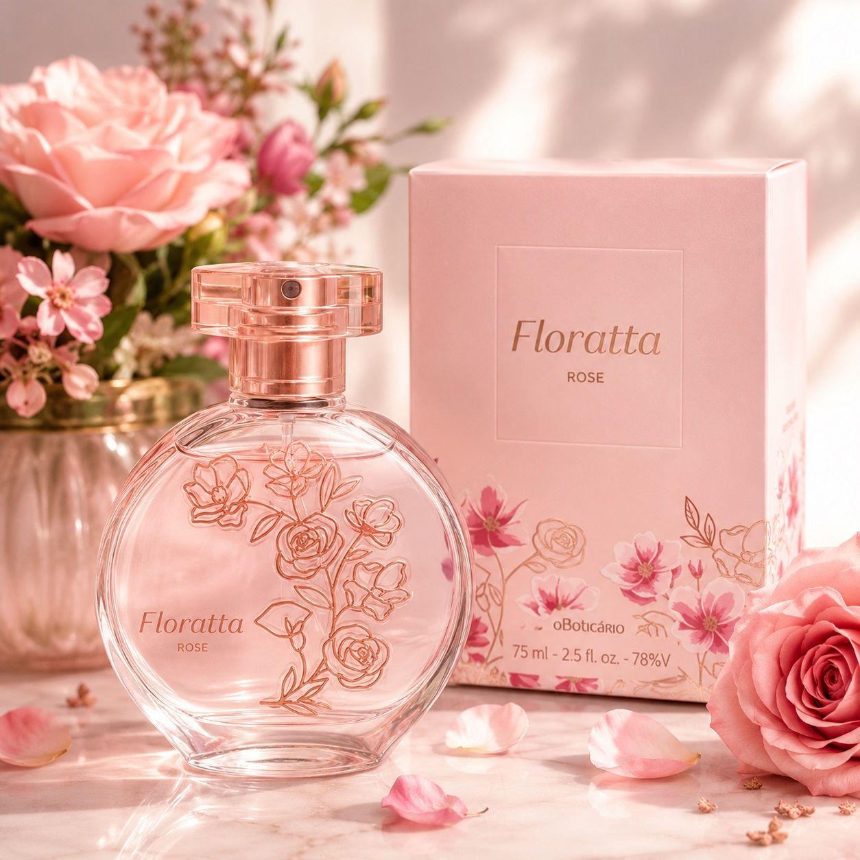 Perfume Floratta Rose Feminino 75ml – O Boticário
