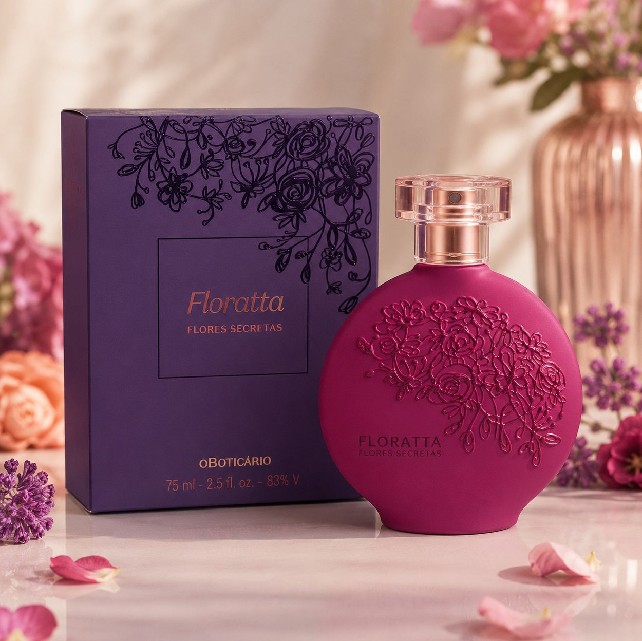 Perfume Floratta Flores Secretas Roxo 75ml – O Boticário