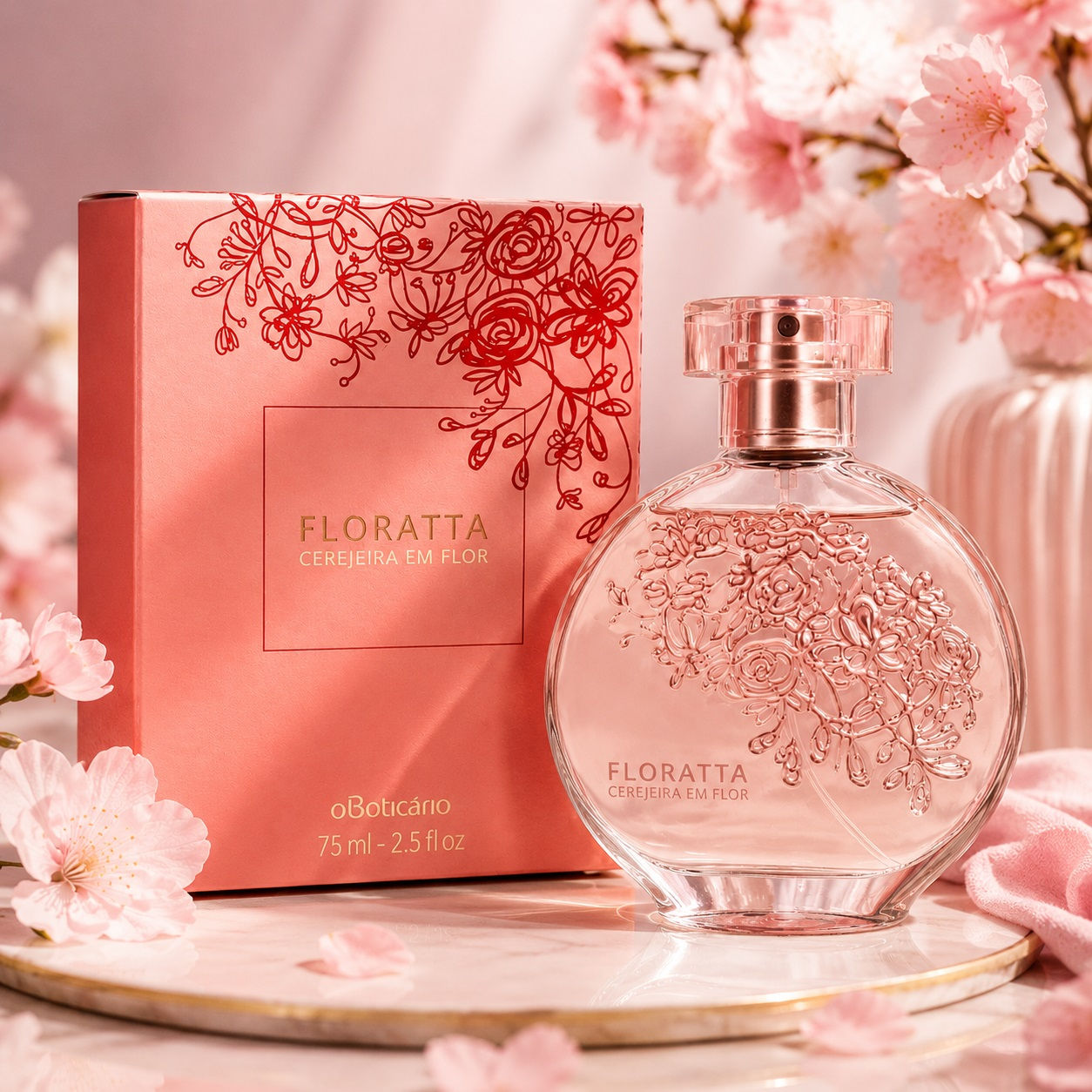 Perfume Floratta Cerejeira em Flor 75ml - OBoticário