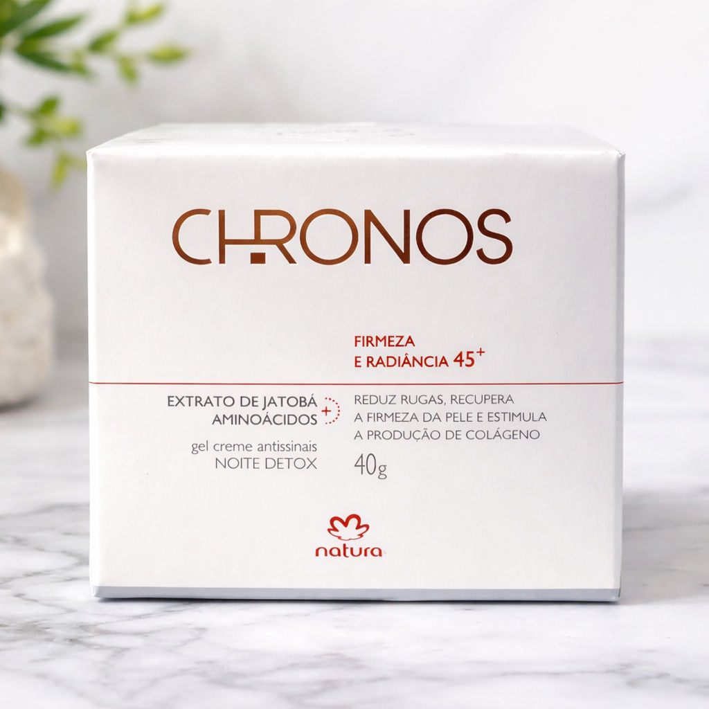 Gel Chronos NOITE Creme Antissinais Detox 45+ Natura – 40g