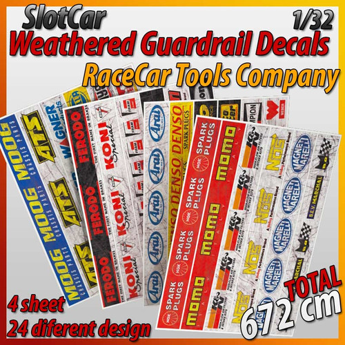 Guardrail Decals “CarTool Company”Themed (Weathered Style) | MHS Model ...