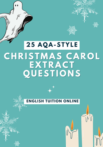 Christmas Carol Questions | EnglishTuitionOnline