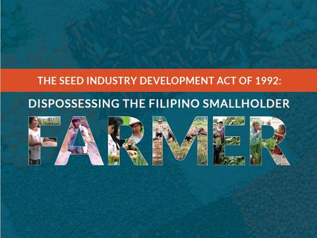 New SEARICE study exposes flaws of the Philippines Seed Law of 1992