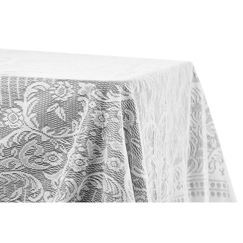 White Lace Overlay "Quaker"