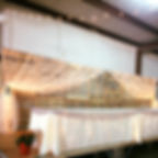 Pallets w/ Lighted Tulle Swags