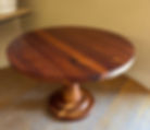 Wooden Pedestal Cake Stand