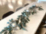 Silk Garlands with Candles