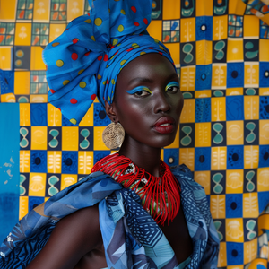 Contemporary African Textile Art - Portraits