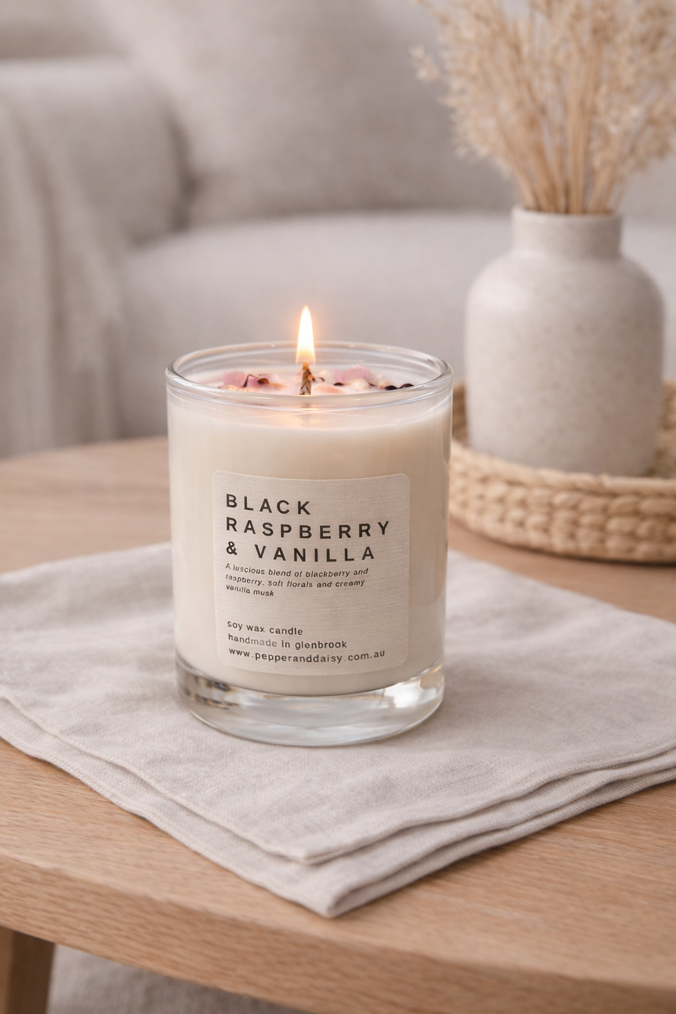 Thumbnail: Small Candle - Hand Poured Natural Soy Wax Candle