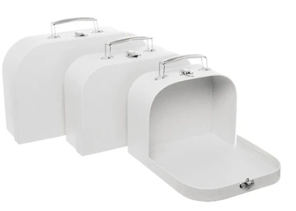 Thumbnail: Mini Sweet Scent Suitcase - Small (White Only)