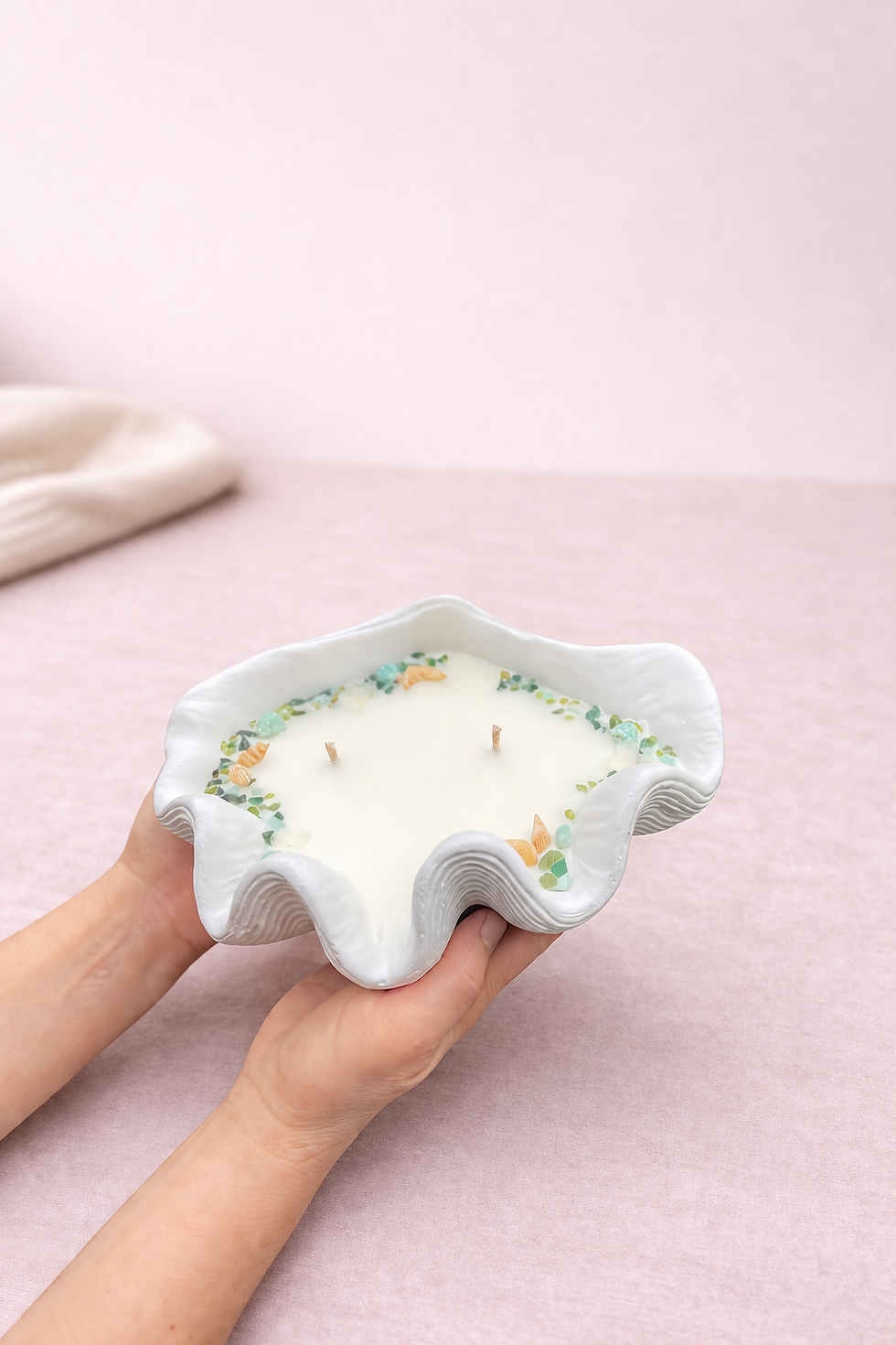Thumbnail: Coastal Shell Candle - Small