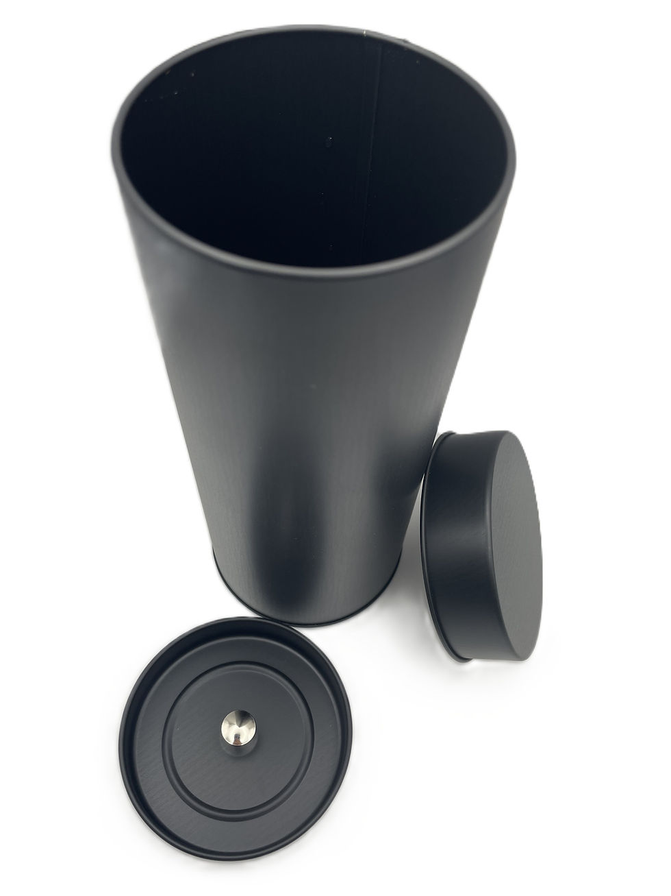 Thumbnail: air tight tea canister open