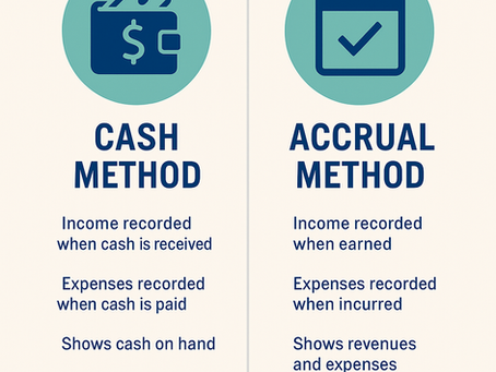 Cash vs Accrual Method of Accounting for Contractors