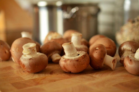 Parmesan Tuile with Mushroom Duxelle Mousse