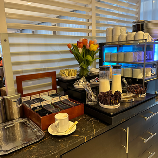 AmaWaterways Coffee on a European river cruise