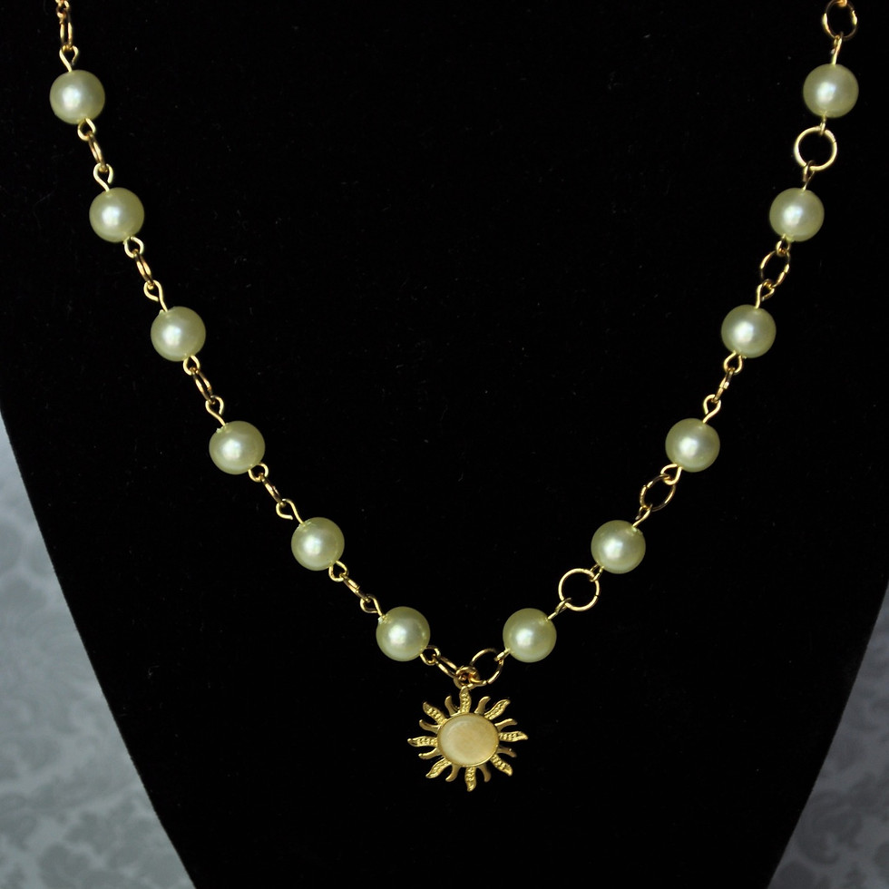 Thumbnail: Gold Sun Necklace