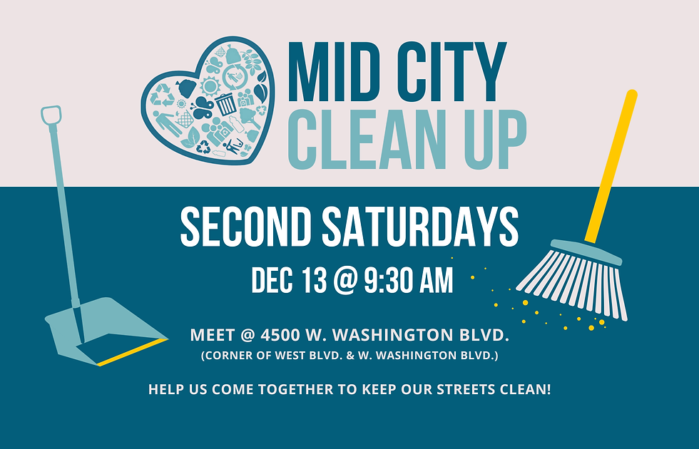 Second Saturdays Mid City Clean-Up