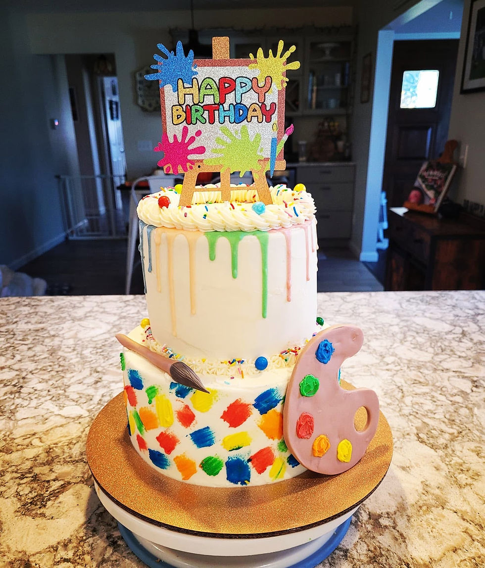 Custom Tiered Cake