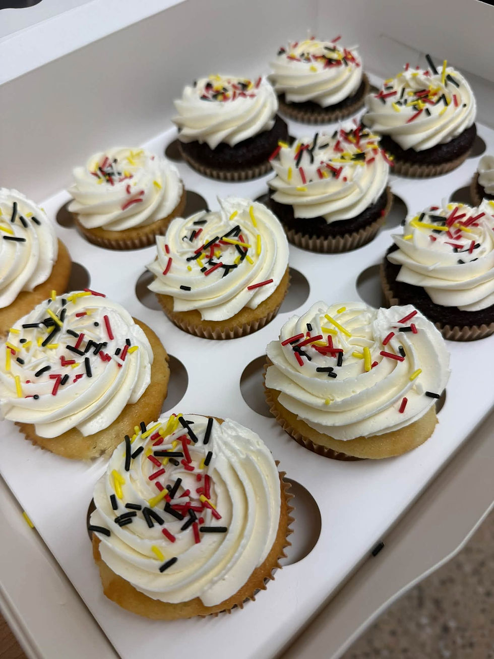 Cupcakes with Sprinkles