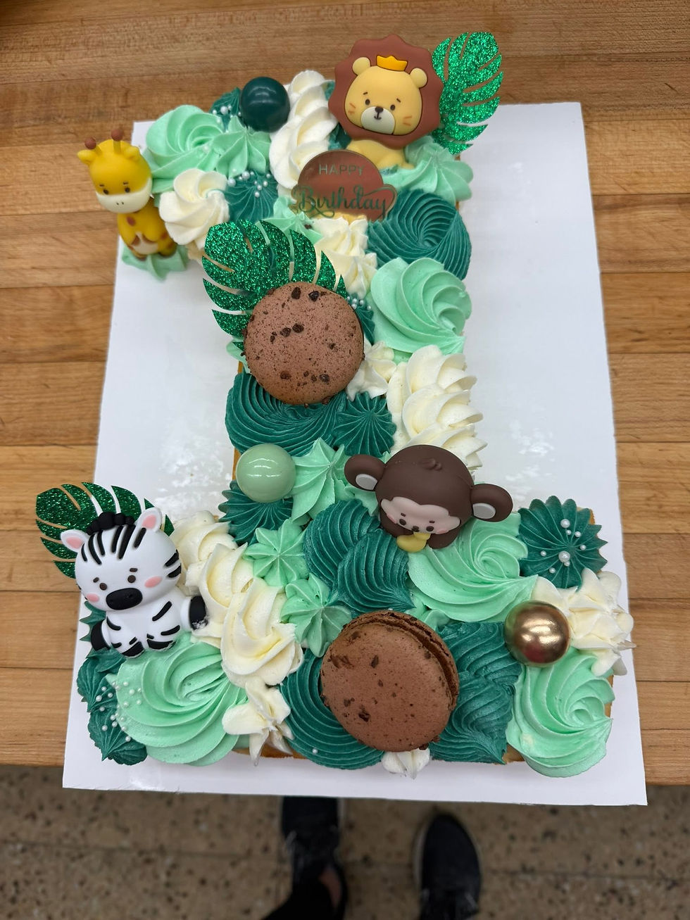 Custom Number Cake