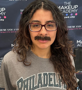 Photo of a woman wearing special effects makeup