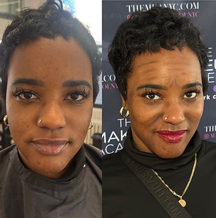 Photo of a woman wearing special effects makeup