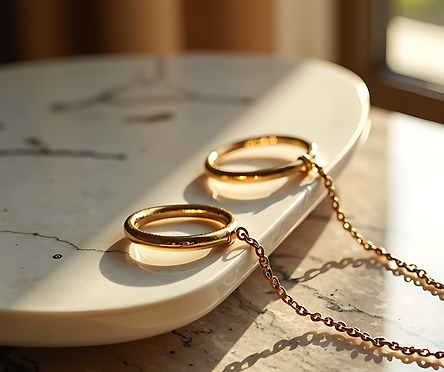 2 Gold Necklaces
