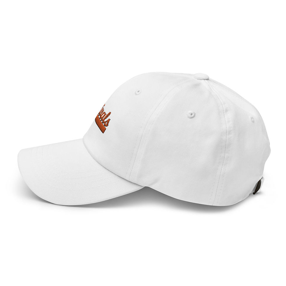 Thumbnail: Dad Hat (Orange Logo on White)