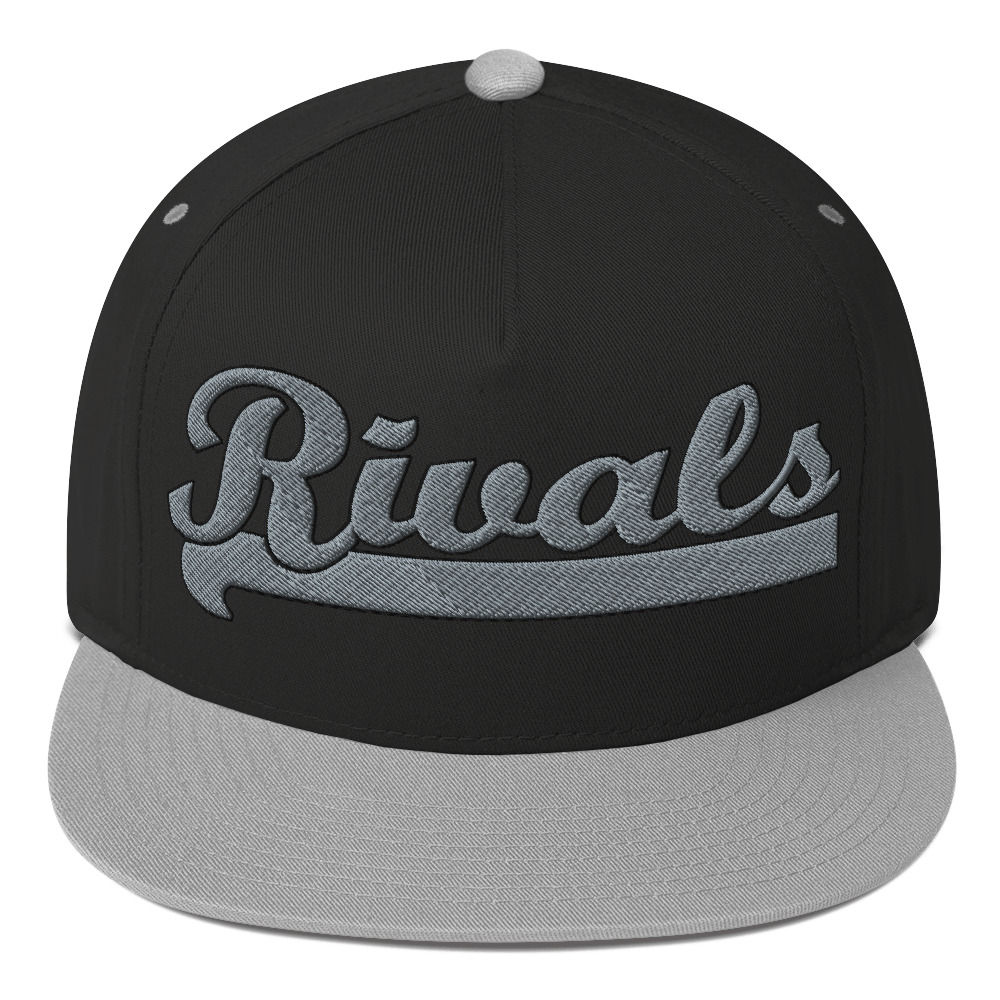 Flat Brim Cap (Grey on Black/Grey)